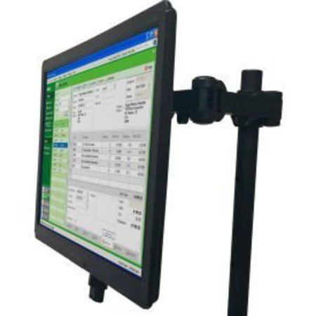 NEW CASTLE SYSTEMS Newcastle Systems Post Mount Single Monitor Holder For NB, PC & EC Series Workstations B266